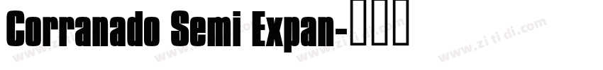 Corranado Semi Expan字体转换 Corranado Semi Expan字体转换